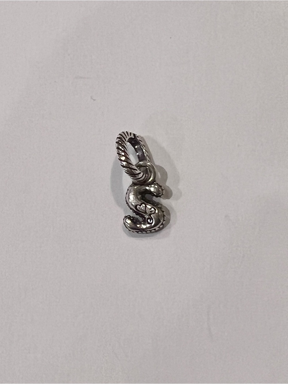 Brighton Silver Letter s Charm Pendant